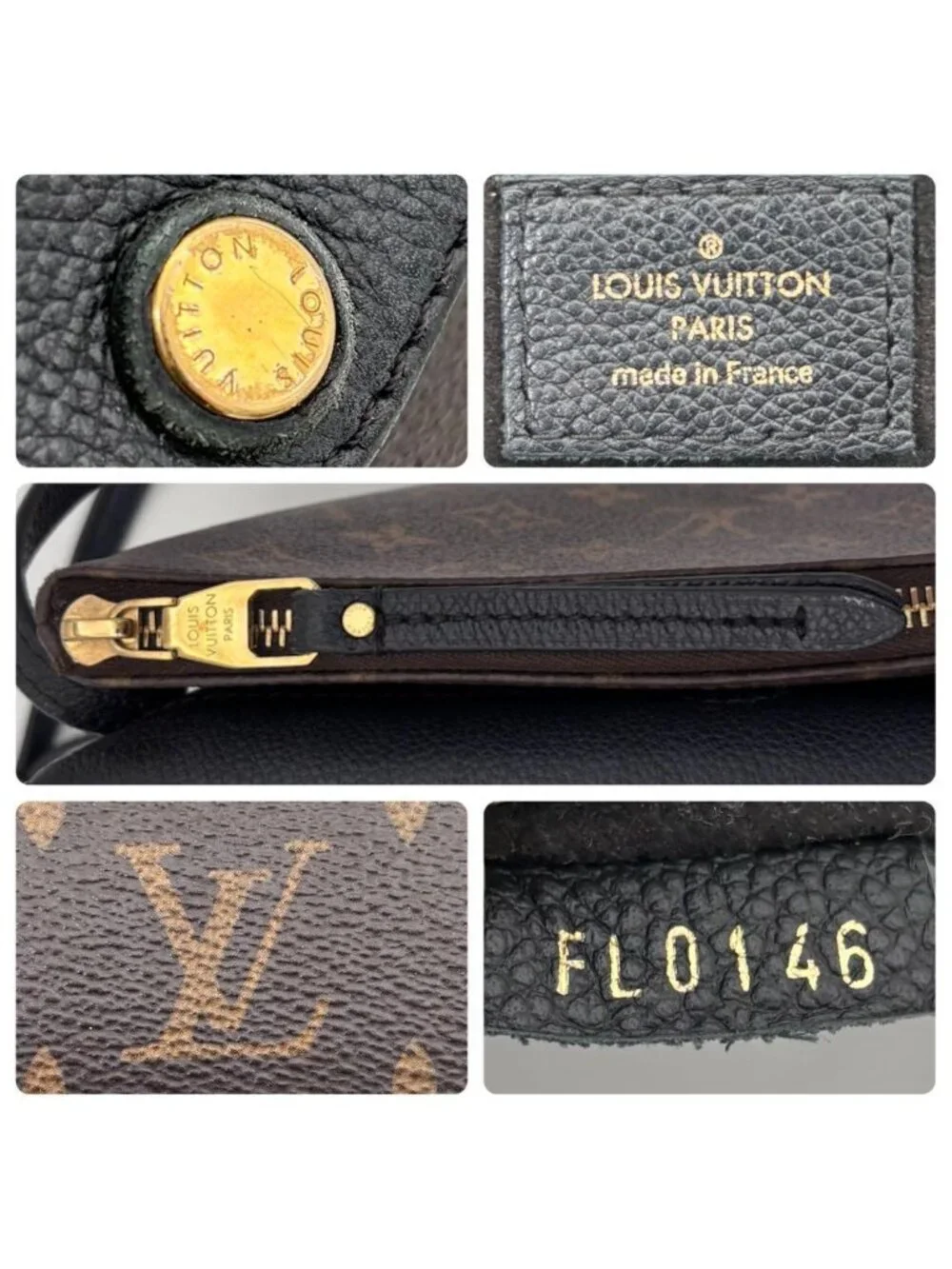 Louis Vuitton Monogram Twice Shoulder Bag Crossbody Gold